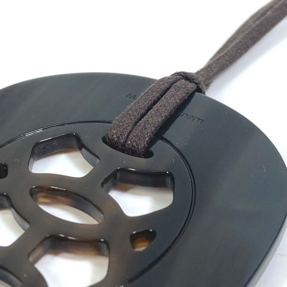 HERMES Lift PM Accessories Necklace Buffalo horn Brown - Picture 3 of 8